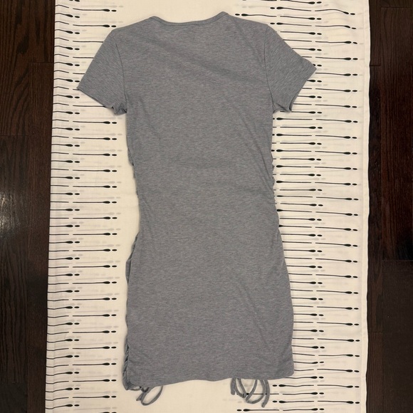 H&M Gray Ruched Mini Dress - Picture 6 of 6